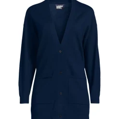 Langer Merino-Cardigan für Damen