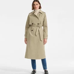 Langer Trenchcoat für Damen