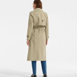 Langer Trenchcoat für Damen