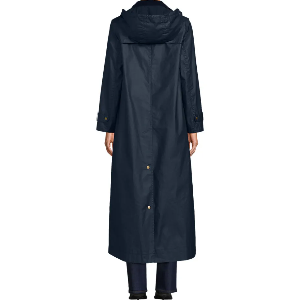 Langer Wachsmantel für Damen