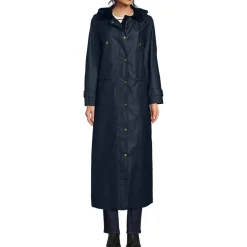Langer Wachsmantel für Damen