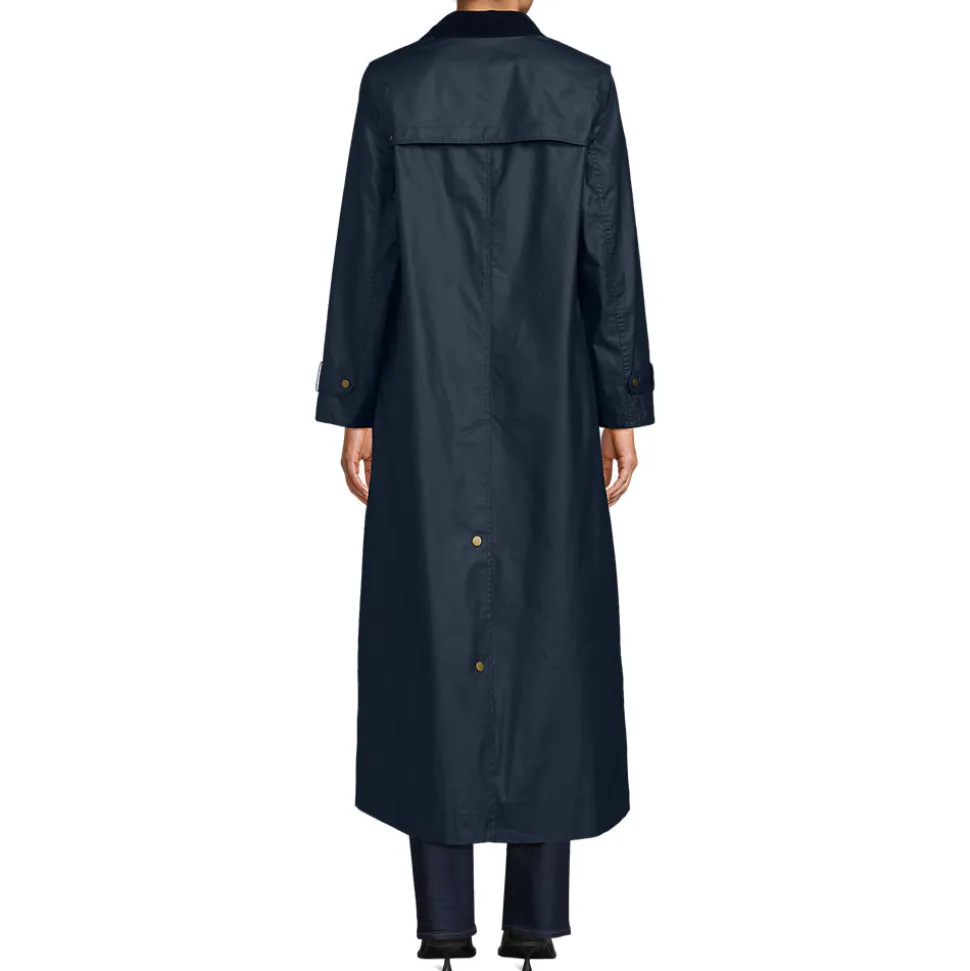 Langer Wachsmantel für Damen