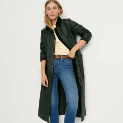 Langer Wachsmantel für Damen