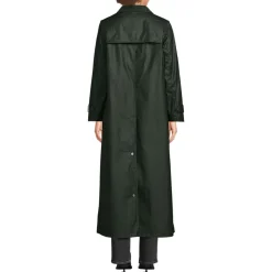 Langer Wachsmantel für Damen