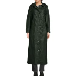 Langer Wachsmantel für Damen