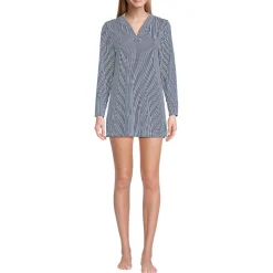 Langes Kapuzen-Badeshirt für Damen
