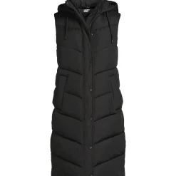 Lange Steppweste für Damen