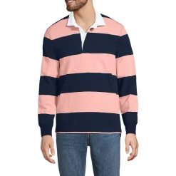 Langärmeliges Flammgarn-Rugbyshirt für Herren
