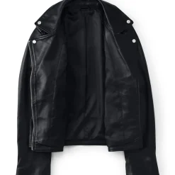 Leder-Bikerjacke für Damen