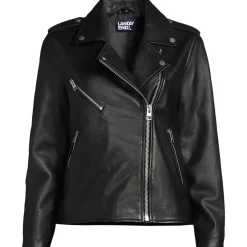 Leder-Bikerjacke für Damen
