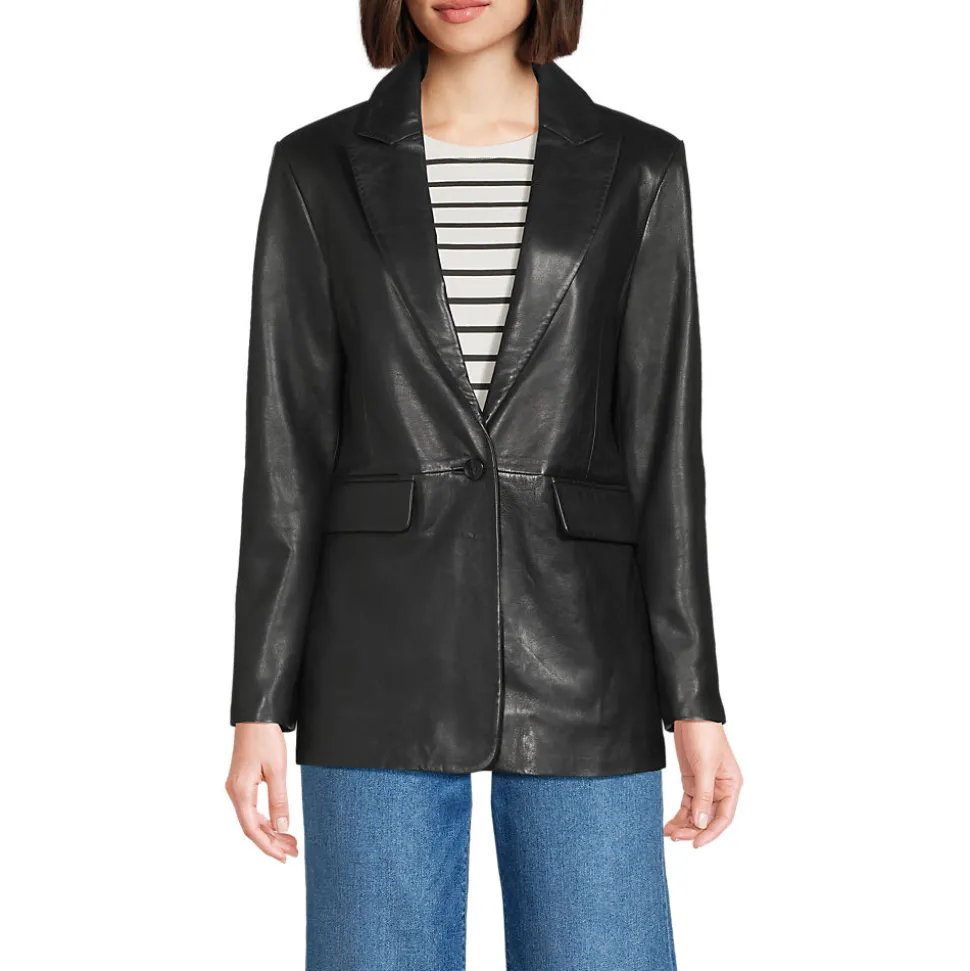 Lederblazer für Damen