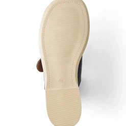 Lederpantoletten für Damen