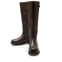 Leder-Reitstiefel für Damen