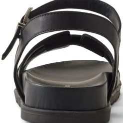 Ledersandalen mit Knöchelriemchen für Damen