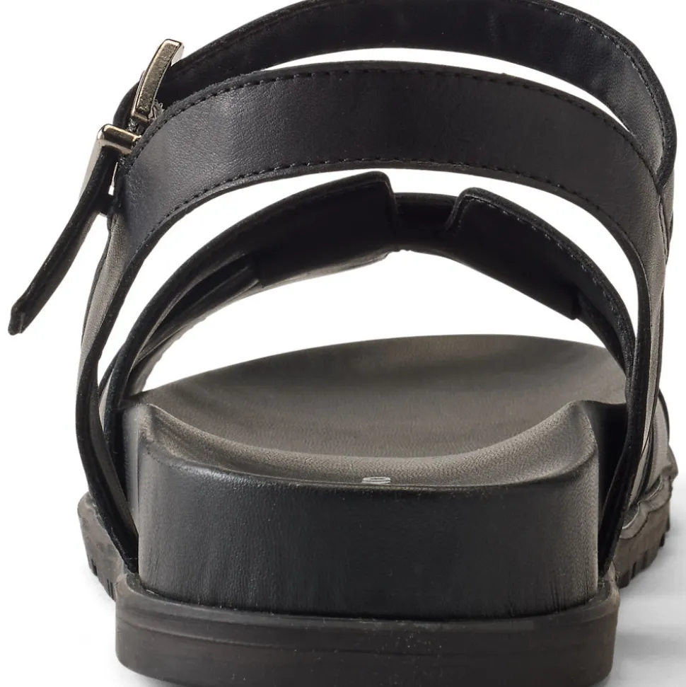 Ledersandalen mit Knöchelriemchen für Damen