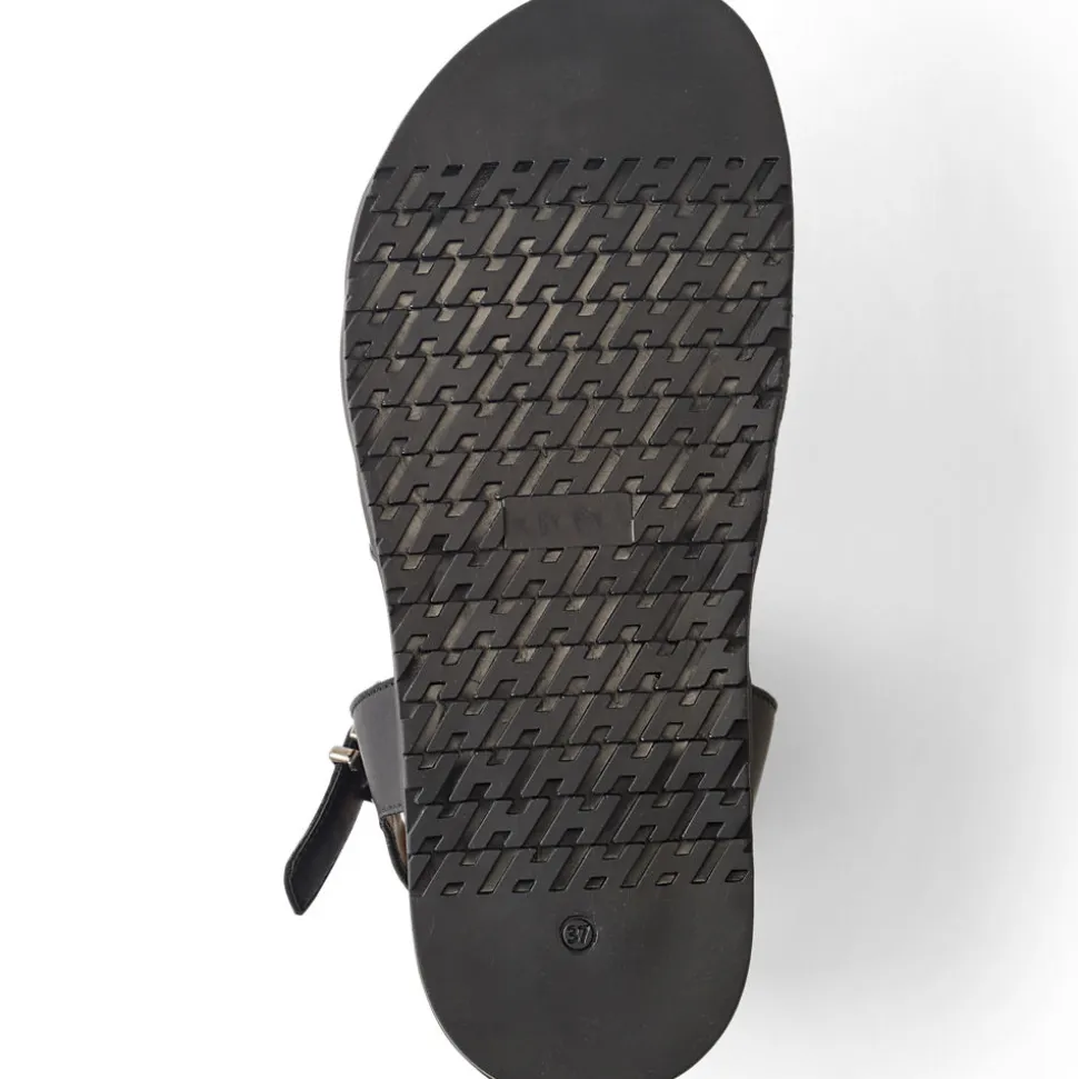 Ledersandalen mit Knöchelriemchen für Damen