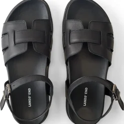 Ledersandalen mit Knöchelriemchen für Damen