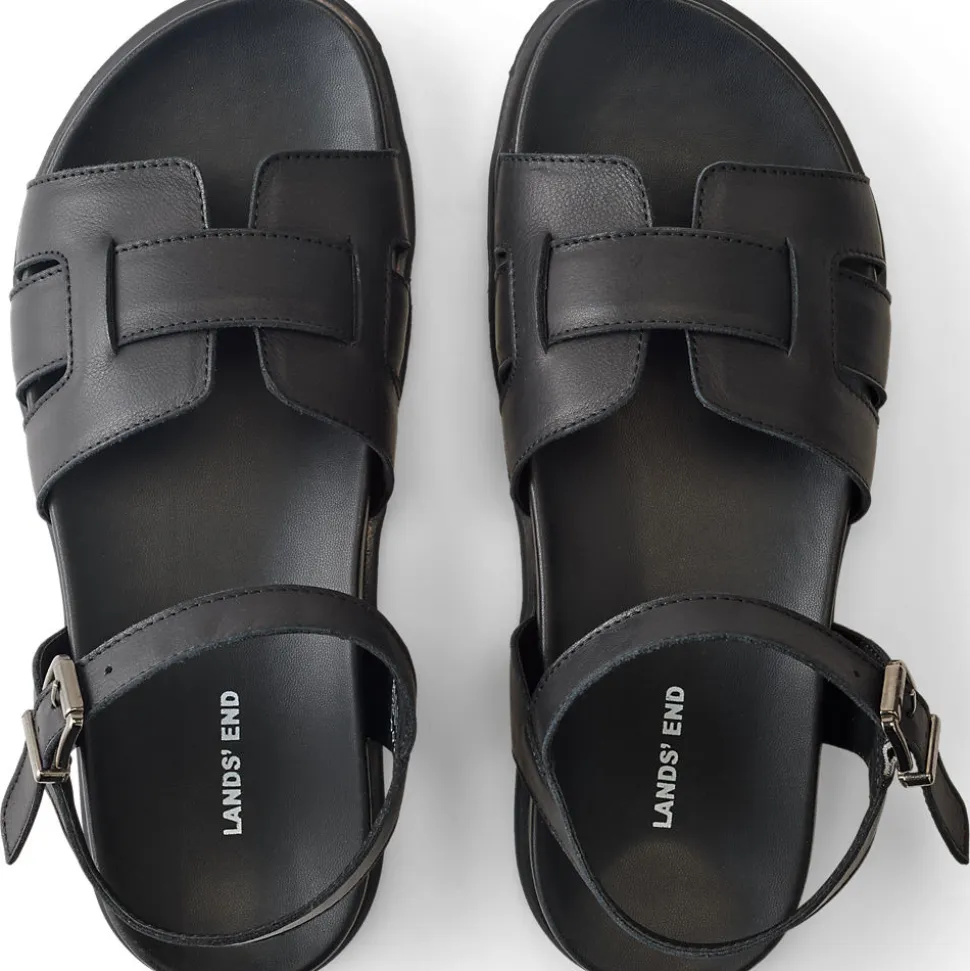 Ledersandalen mit Knöchelriemchen für Damen