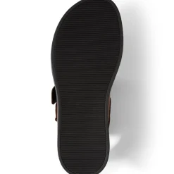 Leder-Sandalen mit Schnallen und Fersenriemen für Herren