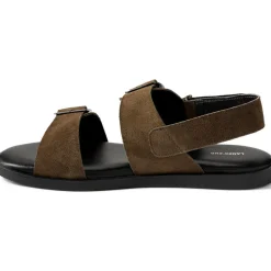 Leder-Sandalen mit Schnallen und Fersenriemen für Herren