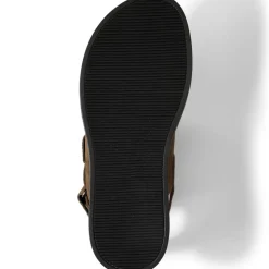 Leder-Sandalen mit Schnallen und Fersenriemen für Herren