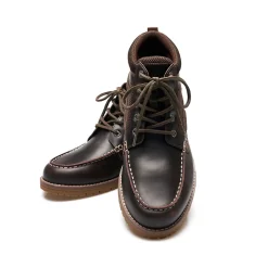 Leder-Schnürstiefel für Herren