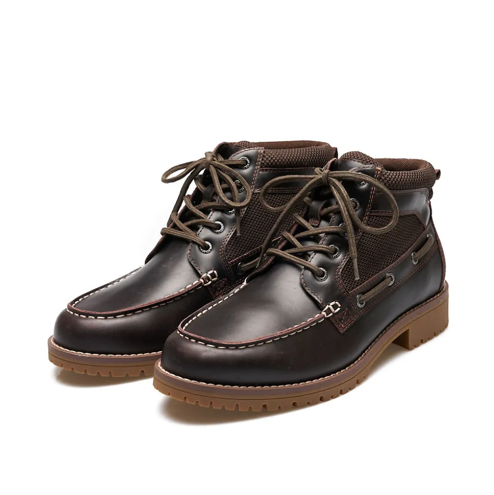 Leder-Schnürstiefel für Herren