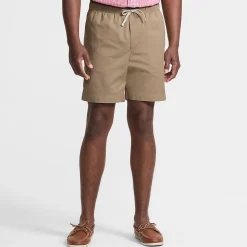 Leichte Chino-Shorts Classic Fit mit Dehnbund für Herren, 18 cm