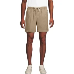 Leichte Chino-Shorts Classic Fit mit Dehnbund für Herren, 18 cm