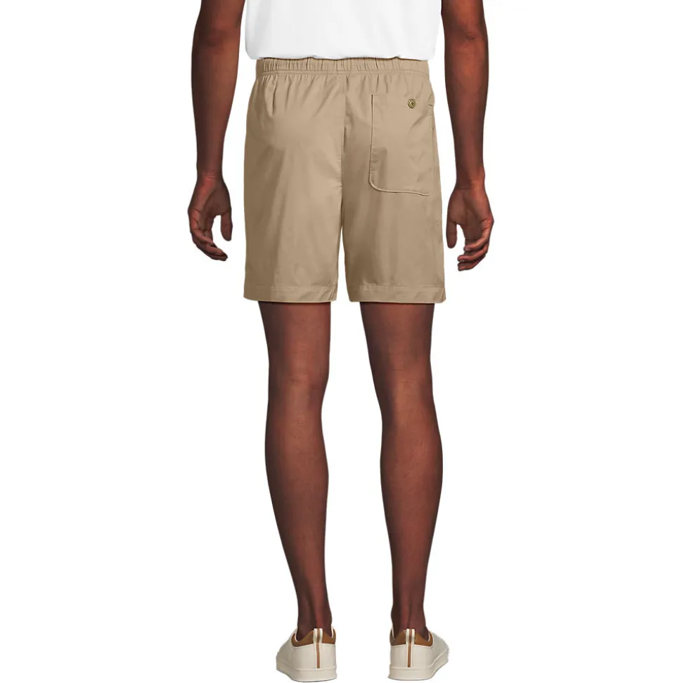 Leichte Chino-Shorts Classic Fit mit Dehnbund für Herren, 18 cm
