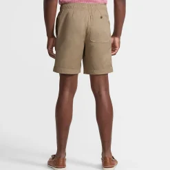 Leichte Chino-Shorts Classic Fit mit Dehnbund für Herren, 18 cm