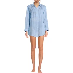 Leichtes, geripptes Strandkleid für Damen