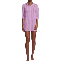 Leichtes, geripptes Strandkleid für Damen