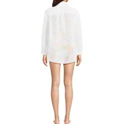 Leichtes, geripptes Strandkleid für Damen