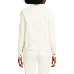 Leicht verkürzte Cordjacke für Damen