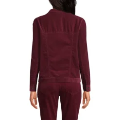 Leicht verkürzte Cordjacke für Damen