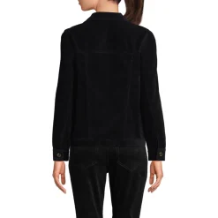 Leicht verkürzte Cordjacke für Damen