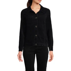 Leicht verkürzte Cordjacke für Damen