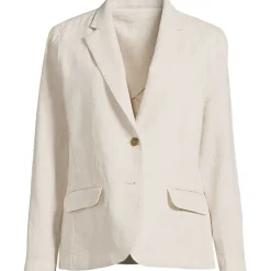 Leinenblazer für Damen in Plus-Größe
