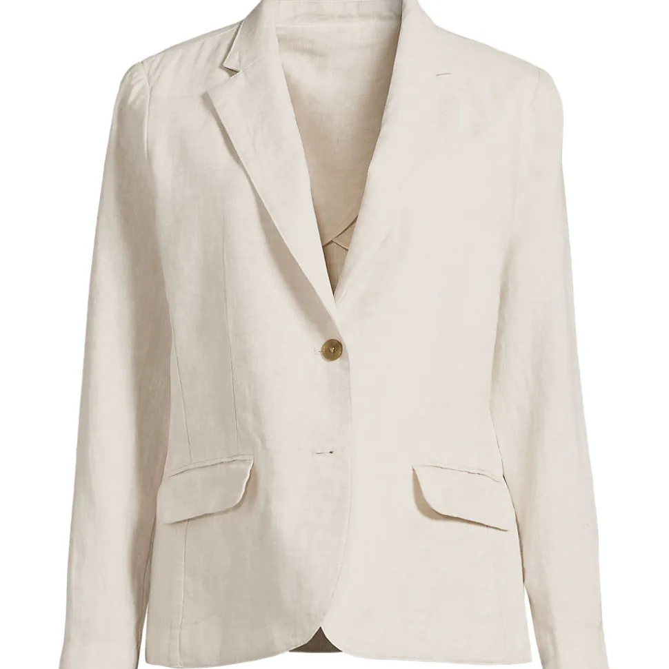 Leinenblazer für Damen in Plus-Größe