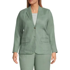 Leinenblazer für Damen in Plus-Größe