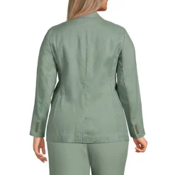 Leinenblazer für Damen in Plus-Größe
