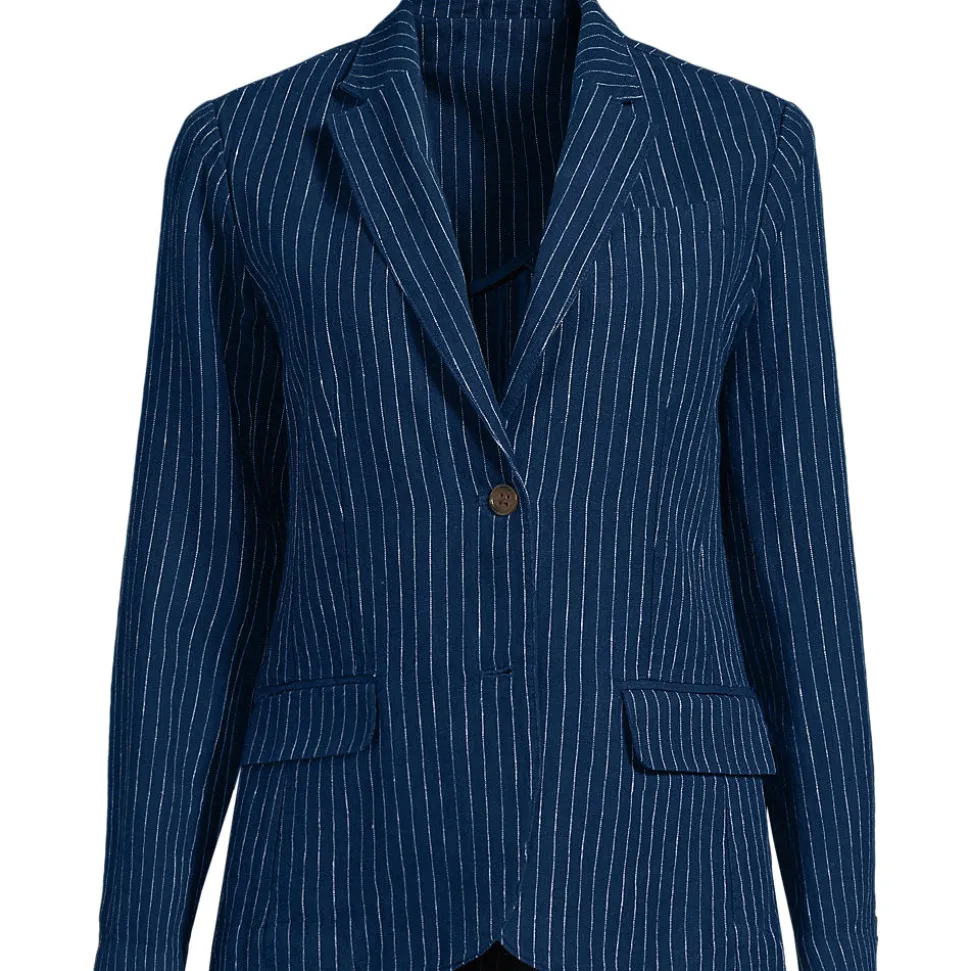 Leinenblazer für Damen in Plus-Größe