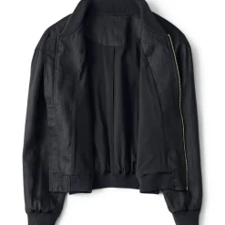 Leinen-Bomberjacke für Damen