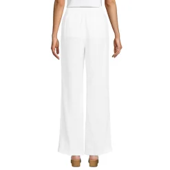 Leinenhose High Waist mit weitem Bein für Damen