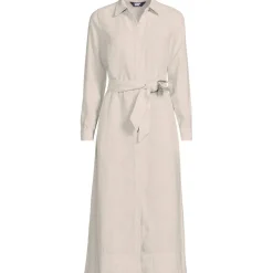 Leinen-Midikleid für Damen