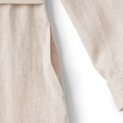 Leinen-Midikleid für Damen