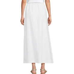 Leinen-Midirock für Damen