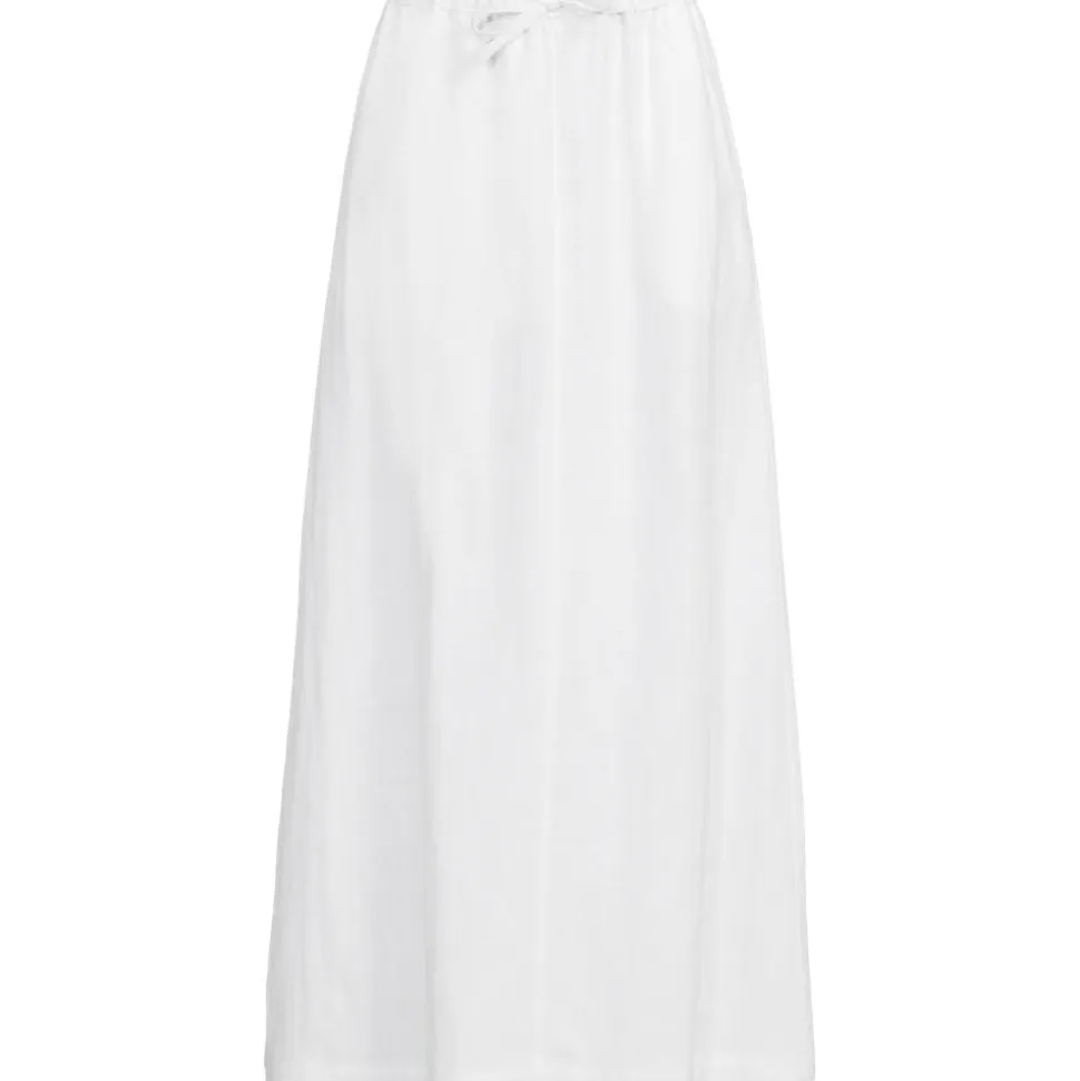 Leinen-Midirock für Damen