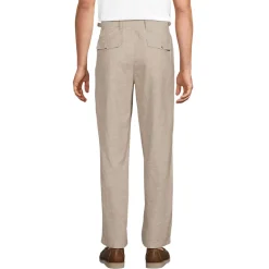 Leinenmix-Bundfaltenhose für Herren